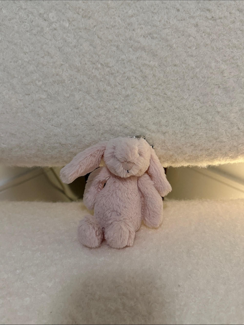 Jellycat Bashful Bunny Blush Bag Charm